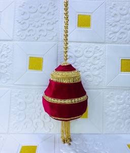 Bolso de mano artesanal con cuentas para fiesta, con forro de satén, cierre de solapa y correa para el hombro para damas - Promoción y regalo para bodas - Product Image 2