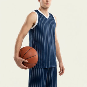 Custom Reversible Basketball Uniform Unisex Quick Dry Mesh <b>Athletic</b> Sportswear - Product Image 3