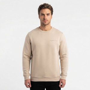 Sweat-shirts pour hommes en coton lourd, impression et broderie personnalisées, sweat-shirt à col rond, sweat-shirt classique - Product Image 6