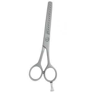 Stainless Steel Professional <b>Barber</b> Thinning Scissors Sharp <b>Blade</b> Right-Handed Medium Handle Hair Thinning Shears for Salon Use - Product Image 2