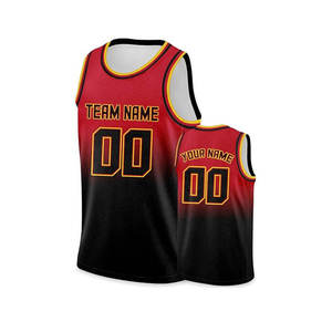 Custom Basketball Jersey Unisex Sleeveless Gradient Green Navy Sublimated Print Breathable Mesh 100% Polyester <b>Athletic</b> Fit - Product Image 2