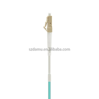 Cordon de brassage fibre optique MPO vers MPO Duplex Uniboot Multimode OM4 12F, gaine LSZH, insensible aux plis, pour réseau FTTX