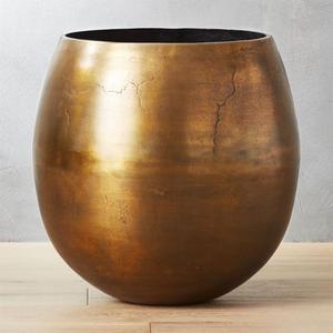 Maceta de acero corten rústica para exteriores, jardinera de forma irregular, contenedor para plantas de jardín, cubo de metal rústico para granja - Product Image 5