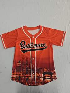 Camiseta de Béisbol Sublimada Personalizada, Uniforme Deportivo Transpirable de Poliéster para Equipos, Camiseta Deportiva Transpirable de Poliéster - Product Image 3