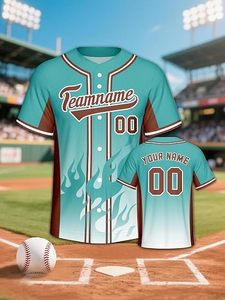 Camiseta Deportiva de Béisbol de Alta Calidad, Versión Ciudad, con Logotipo, Nombre y Número Impresos, Malla de Poliéster, para Jóvenes - Product Image 3