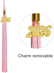 Conjunto de toga, birrete y borla mate para graduación 2026 para escuelas secundarias y licenciaturas. Instrucciones de cuidado: Lavado a máquina, solo limpieza en seco. - Product Image 2