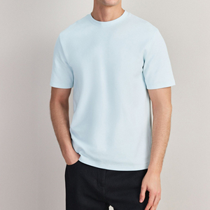 Camiseta de cuello redondo para hombre al por mayor, nueva camiseta de seda helada de verano 2026, talla grande, holgada, de manga corta, a la moda - Product Image 2