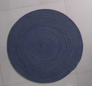 Handcrafted Braided <b>Round</b> Rug Jute Table <b>Mat</b> Woven Floor Pads Soft Eco -Friendly Home Decor - Product Image 3