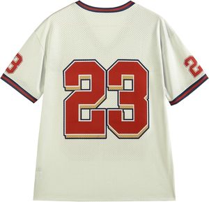 Unisex Short Sleeve Jersey <b>Shirts</b> 2026 Vintage Graphic Tee Y2K V Neck Fashion Number Print Summer Tops - Product Image 2