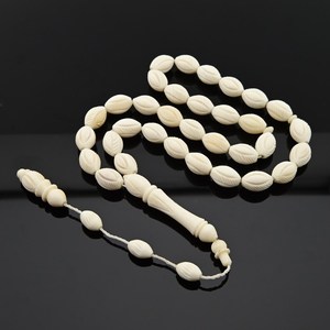 Artisan Crafted Bone Tasbih 99 <b>Beads</b> Muslim Religious Gift Item - Product Image 4