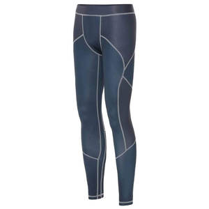 Leggings de compression intégrale pour hommes, couleur unie, taille élastique, en Spandex et Nylon, motif géométrique, séchage rapide, sublimation - Product Image 1