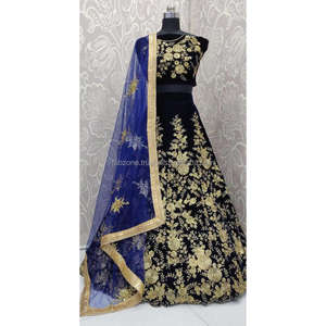 Nupcial Indio Desgaste Terciopelo Colecciones Para Novia Con Zarkhan Trabajo Por Fabzone - Product Image 6