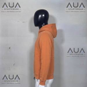 Sudadera con Capucha Naranja para Hombre AUA, Corte Regular, Felpa de Algodón, Estilo Casual para Otoño - Product Image 3
