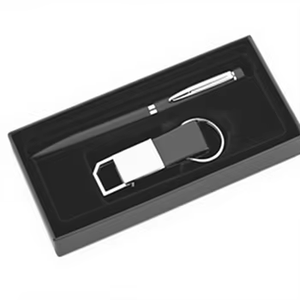 Premium Pen & Keychain <b>Gift</b> <b>Set</b> S-111 Elegant Corporate <b>Gift</b> Combo Stylish Metal Pen with Matching Keychain for Gifting Use - Product Image 2