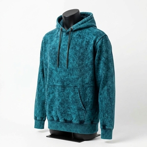 Sudadera con Capucha para Hombre, Estilo Urbano, Lavado Ácido, Manga Larga, Corte Regular, Secado Rápido, Más Vendida - Product Image 2
