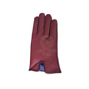 Guantes de Cuero con Diseño de Logotipo Personalizado, Guantes de Cuero Teñidos Lisos, MOQ Bajo, Guantes de Cuero Cómodos - Product Image 4