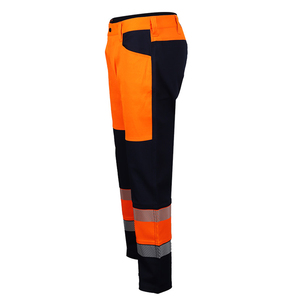 Pantalons de travail haute visibilité pour hommes, qualité supérieure, bandes réfléchissantes, imperméables, respirants, multi-poches, sécurité accrue - Product Image 5