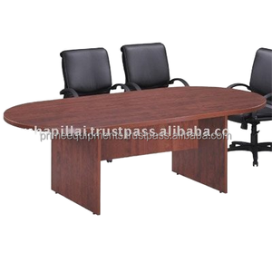 Escritorio de oficina de madera maciza hecho a mano con estilo de madera duradera - Product Image 1