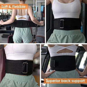 Adjustable Waist Support <b>Belt</b> For <b>Weight</b> Lifting Strength <b>Training</b> Unisex Polyester Buckle Closure Breathable Fitness Protection - Product Image 6