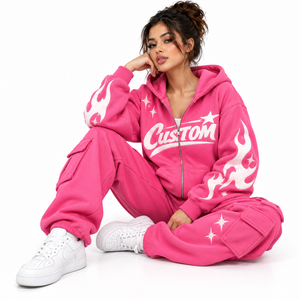 Sudadera Corta Premium para Mujer, Estilo Urbano, con Logotipo Bordado Personalizado, Transpirable, DTG DTF-Customizable - Product Image 4
