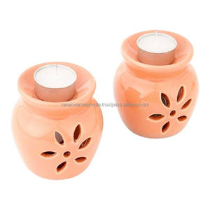 Meilleure Qualité, Vente Chaude : Brûleur à Huile et à Cire Fondue en Céramique pour Bougies Chauffe-Plat, Aromathérapie, Yoga, Spa, Décoration Maison et Chambre, Cadeau - Product Image 1