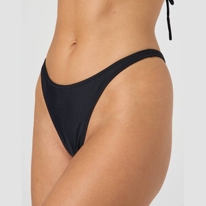 New Women's Comfortable Low-Rise Seamless One Piece Panties Thongs New Design Ice Silk Traceless Soft <b>Thin</b> <b>Ring</b> Underwear - Product Image 5