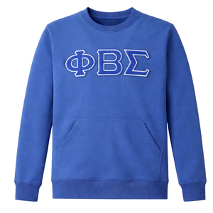 Felpa girocollo Phi Beta Sigma in ciniglia con design classico, comfort e stile premium per la fraternità greca - Product Image 4