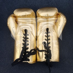 <b>Hot</b> Selling Customizable No Boxing No Life Boxing Gloves Professional Laced Top Grade Cowhide Leather Thick 4-Layer Padding - Product Image 4