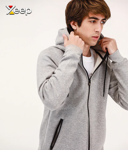 Sudadera con Capucha Personalizada XEEP para Hombre, Diseño Casual con Estampado Frontal, Corte Regular, Chaqueta de Entrenamiento de Invierno, Transpirable, de Secado Rápido, Servicio OEM - Product Image 5