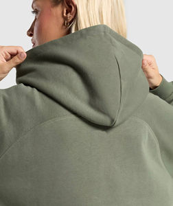 ราคาขายส่ง เสื้อฮู้ดดี้ขายดี ผ้าฟลีซ 300 กรัม ผ้าฝ้าย 100% กันน้ำ กันลม สกรีนโลโก้ด้านหน้าตามสั่ง บริการ OEM - Product Image 4