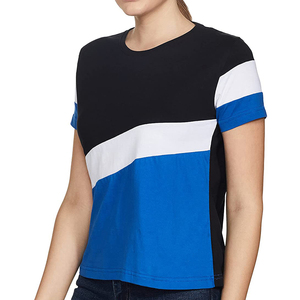 T-shirt pour femme, best-seller, en tissu tendance, service OEM, vente en gros, manches courtes, design mode, nouvelle collection. - Product Image 1