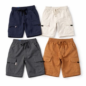 Shorts cargo pour enfants OEM ODM personnalisés, coupe ample, style décontracté pour garçons, multi-poches, respirant, confortable, short d'été - Product Image 3