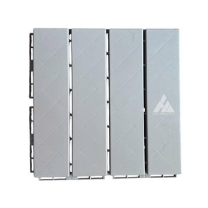 Dalles de terrasse modernes en PP IPE à 4 lames, à emboîtement double, 300x300mm, étanches, écologiques, faciles à assembler soi-même, garantie 5 ans - Product Image 2