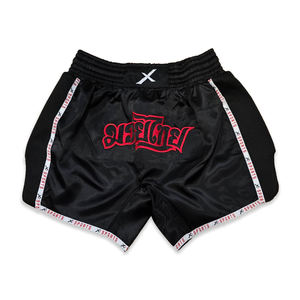 กางเกงฝึกซ้อมมวยไทยยูนิเซ็กซ์ ยี่ห้อ Top Jiu Jitsu  โลโก้ด้านหน้า แห้งเร็ว ระบายอากาศได้ดี ผลิตจากผ้าสแปนเด็กซ์/โพลีเอสเตอร์ 240 กรัม รับผลิตแบรนด์ BJJ ตามสั่ง - Product Image 1