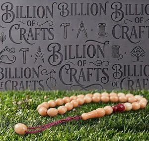 Resin Islamic Prayer Beads 33 Beads Tasbih Misbaha Muslim Rosary Dhikr Beads <b>Religious</b> Souvenir Gift - Product Image 2