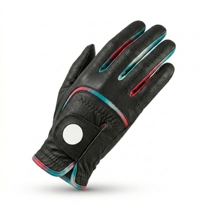 Gant de golf en cuir Cabretta personnalisé de qualité supérieure, léger, confortable, système d'aération, main gauche, fabricant OEM ODM - Product Image 2