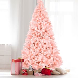 Supporto in Ferro PVC per Albero di Natale, 7 Piedi, 1800 Rami, Colore Rosa - Product Image 4