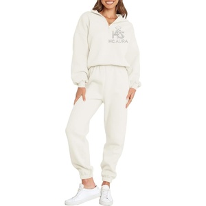 Sweat-shirt molletonné oversize à col montant pour femme, personnalisable avec logo, vente en gros, qualité supérieure, streetwear décontracté, le plus vendu - Product Image 3