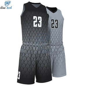 Ensemble d'uniformes de basket-ball pour hommes, nom et numéro d'équipe personnalisés imprimés, sublimés, respirants, séchage rapide, maillot et short grande taille - Product Image 4