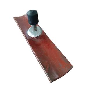 Butoir de porte en caoutchouc anti-collision silencieux pour portes en verre sans cadre avec fixation en métal durable - Product Image 3