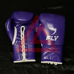 Guantes de Boxeo Personalizados Nuevos de la Marca Genger con Estampado Morado, 100% Cuero Original, Guantes de Boxeo Profesionales para Golpear - Product Image 4