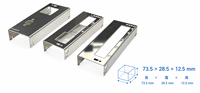 Carcasa de acero inoxidable mecanizada por CNC personalizada para módulo de control PCBA de electrónica inteligente, 73.5 x 28.5 x 12.5 mm