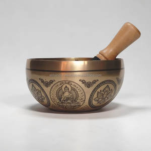 Auténtico Cuenco Tibetano de Bronce Hecho a Mano para Relajación y Alivio del Estrés - Product Image 6