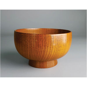 Bol en bois de style japonais, artisanal, en bois de jujube naturel, ensemble de bols à salade, grand bol à soupe, bol à fruits, vaisselle - Product Image 1