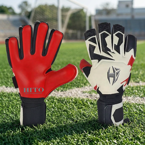 Breathable Professional Protect Soccer Goalkeeper Gloves With Finger Guard German Latex Soccer Goalkeeper Gloves - Product Image 2