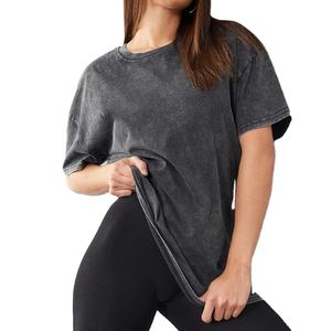 Camiseta Oversize con Estampado para Mujer, Ropa Casual, Diseño Personalizado, Camisetas al por Mayor, Alta Calidad, 100% Algodón, Camisetas para Mujer - Product Image 4