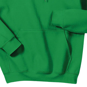 AKA The Quad Club 4 Embroidered Hoodie AKA <b>Green</b> Premium Cotton Fleece Pullover Hooded Sweatshirt Unisex - Product Image 5