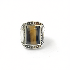 Mens <b>Tiger</b> <b>Eye</b> Fashion <b>Ring</b> 9.9 Grams - Product Image 2