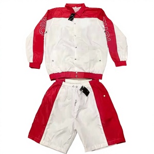 Ensemble de survêtement unisexe coupe-vent écologique en polyester/nylon, grande taille, imperméable, col roulé, respirant, coupe-vent, printemps - Product Image 5