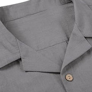 Wholesale Price Camp <b>Collar</b> <b>T</b>-<b>Shirt</b> Plain Solid Color Casual Use Summer Wear Lightweight Camp Color <b>Shirts</b> - Product Image 5